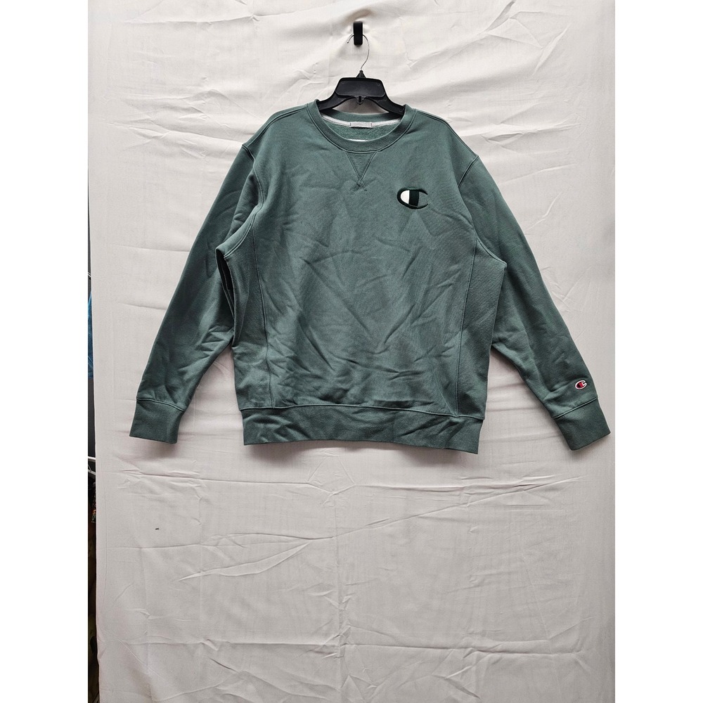 Champion Iconic Crewneck Sweatshirt Dark Forest Green XL CPU000FC01013 New